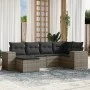Gartenmöbel-Set, 6-teilig, mit grauen Polstern aus synthetischem Rattan. von , Gartensets - Ref: Foro24-3255197, Preis: 393,0...