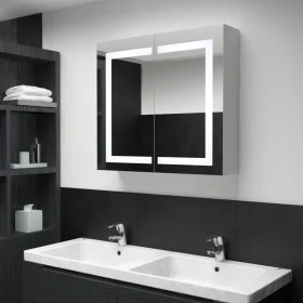 Badmöbel mit LED-Spiegel 80x12,2x68 cm von vidaXL, Badezimmerwaschtische - Ref: Foro24-285123, Preis: 155,49 €, Rabatt: %