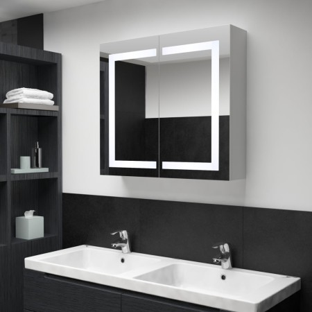 Badmöbel mit LED-Spiegel 80x12,2x68 cm von vidaXL, Badezimmerwaschtische - Ref: Foro24-285123, Preis: 158,12 €, Rabatt: %