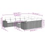 Set de sofás de jardín 11 pzas y cojines ratán sintético negro by , Garden sets - Ref: Foro24-3255433, Price: 655,49 €, Disco...