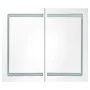 Mueble de baño con espejo LED 80x12,2x68 cm de vidaXL, Tocadores de baño - Ref: Foro24-285123, Precio: 155,70 €, Descuento: %