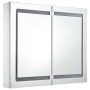 Badmöbel mit LED-Spiegel 80x12,2x68 cm von vidaXL, Badezimmerwaschtische - Ref: Foro24-285123, Preis: 158,12 €, Rabatt: %