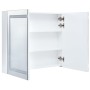 Badmöbel mit LED-Spiegel 80x12,2x68 cm von vidaXL, Badezimmerwaschtische - Ref: Foro24-285123, Preis: 158,12 €, Rabatt: %