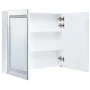 Mueble de baño con espejo LED 80x12,2x68 cm de vidaXL, Tocadores de baño - Ref: Foro24-285123, Precio: 155,70 €, Descuento: %