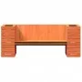 Banco con jardineras madera de pino marrón cera 167,5x60x65 cm de , Sofás de exterior - Ref: Foro24-844643, Precio: 210,08 €,...