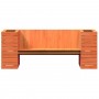 Banco con jardineras madera de pino marrón cera 167,5x60x65 cm by , Outdoor sofas - Ref: Foro24-844643, Price: 212,37 €, Disc...