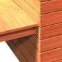Banco con jardineras madera de pino marrón cera 167,5x60x65 cm de , Sofás de exterior - Ref: Foro24-844643, Precio: 210,08 €,...