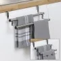 HI Silver extendable kitchen towel hanger by HI, Towel racks - Ref: Foro24-429111, Price: 11,40 €, Discount: %