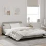 Estructura de cama con cabecero terciopelo gris claro 140x190cm de , Camas y somieres - Ref: Foro24-373192, Precio: 142,03 €,...