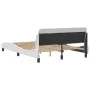White synthetic leather headboard bed frame 140x200 cm by , Beds and slatted bases - Ref: Foro24-373199, Price: 174,55 €, Dis...