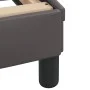 Bed frame with gray synthetic leather headboard 160x200cm by , Beds and slatted bases - Ref: Foro24-373221, Price: 179,24 €, ...