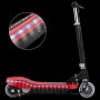 Patinete eléctrico con LED rojo 120 W