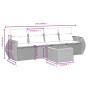 Set Gartensofas mit Kissen 5 Stück synthetisches Rattan beige von , Gartensets - Ref: Foro24-3257214, Preis: 341,03 €, Rabatt: %