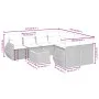 Set de sofás de jardín 9 pzas con cojines ratán sintético beige by , Garden sets - Ref: Foro24-3257263, Price: 610,63 €, Disc...