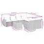 Set de sofás de jardín 9 pzas con cojines ratán sintético beige by , Garden sets - Ref: Foro24-3257263, Price: 611,22 €, Disc...