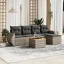 Gartenmöbel-Set, 6-teilig, mit grauen Polstern aus synthetischem Rattan. von , Gartensets - Ref: Foro24-3257313, Preis: 363,9...