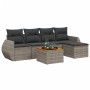 Gartenmöbel-Set, 6-teilig, mit grauen Polstern aus synthetischem Rattan. von , Gartensets - Ref: Foro24-3257313, Preis: 364,6...