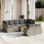 Set de sofás de jardín 10 pzas con cojines ratán sintético gris by , Garden sets - Ref: Foro24-3257488, Price: 615,89 €, Disc...
