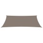 Rectangular sail awning taupe gray Oxford fabric 5x8 m by , Umbrellas - Ref: Foro24-135441, Price: 113,35 €, Discount: %