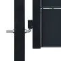 Anthrazitgraues Zauntor aus PVC und Stahl, 100 x 164 cm von vidaXL, Gartentore - Ref: Foro24-145235, Preis: 207,93 €, Rabatt: %