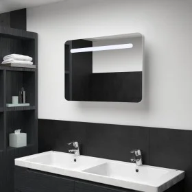 Bathroom cabinet with LED mirror 80x9.5x55 cm by vidaXL, bathroom vanities - Ref: Foro24-285120, Price: 147,79 €, Discount: %