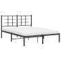 Bettgestell mit schwarzem Metallkopfteil 140x200 cm von , Betten und Lattenroste - Ref: Foro24-355562, Preis: 106,04 €, Rabat...