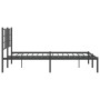 Bettgestell mit schwarzem Metallkopfteil 140x200 cm von , Betten und Lattenroste - Ref: Foro24-355562, Preis: 106,04 €, Rabat...