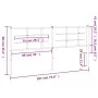 Cabecero de metal negro 180 cm de , Cabeceros y pies de cama - Ref: Foro24-355597, Precio: 34,98 €, Descuento: %
