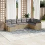 Garden sofa set with beige cushions mix 8 pieces PE rattan by , Garden sets - Ref: Foro24-3226248, Price: 481,11 €, Discount: %
