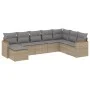 Garden sofa set with beige cushions mix 8 pieces PE rattan by , Garden sets - Ref: Foro24-3226248, Price: 481,11 €, Discount: %