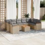 Garden sofa set with beige cushions 10 pieces synthetic rattan by , Garden sets - Ref: Foro24-3226283, Price: 574,79 €, Disco...