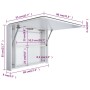 Badezimmerschrank mit LED-Spiegel 80x9,5x55 cm von vidaXL, Badezimmerwaschtische - Ref: Foro24-285120, Preis: 150,69 €, Rabat...