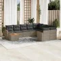 Set de sofás de jardín 10 pzas con cojines ratán sintético gris de , Conjuntos de jardín - Ref: Foro24-3226319, Precio: 570,7...