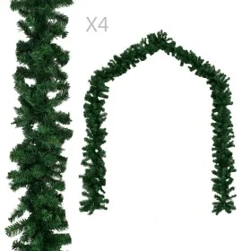 Guirnaldas de Navidad 4 unidades PVC verde 270 cm de vidaXL, Adornos festivos - Ref: Foro24-284308, Precio: 62,96 €, Descuent...