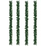 Christmas garlands 4 units green PVC 270 cm by vidaXL, Festive decorations - Ref: Foro24-284308, Price: 64,47 €, Discount: %