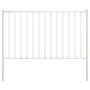 Panel de valla y postes acero recubrimiento polvo blanco 1,7x1m de vidaXL, Paneles de vallas - Ref: Foro24-145216, Precio: 54...