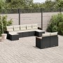 8-teiliges Gartensofa-Set und schwarze synthetische Rattankissen von , Gartensets - Ref: Foro24-3226399, Preis: 475,81 €, Rab...
