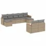 Garden sofa set with beige cushions mix 9 pieces PE rattan by , Garden sets - Ref: Foro24-3226402, Price: 526,42 €, Discount: %