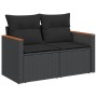 11-teiliges Gartensofa-Set und schwarze synthetische Rattankissen von , Gartensets - Ref: Foro24-3226496, Preis: 738,48 €, Ra...