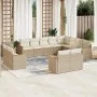 12-teiliges Gartensofa-Set und braune synthetische Rattankissen von , Gartensets - Ref: Foro24-3226513, Preis: 925,29 €, Raba...