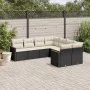 8-piece garden sofa set and black synthetic rattan cushions by , Garden sets - Ref: Foro24-3226553, Price: 478,53 €, Discount: %