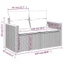 8-piece garden sofa set and black synthetic rattan cushions by , Garden sets - Ref: Foro24-3226553, Price: 478,53 €, Discount: %