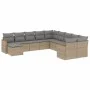 Garden sofa set with beige cushions mix 11 pieces PE rattan by , Garden sets - Ref: Foro24-3226570, Price: 656,91 €, Discount: %