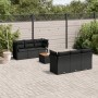 7-piece garden dining set and black synthetic rattan cushions by , Garden sets - Ref: Foro24-3255817, Price: 477,67 €, Discou...