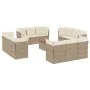 Garden sofa set with cushions 13 pieces beige synthetic rattan by , Garden sets - Ref: Foro24-3255869, Price: 933,78 €, Disco...