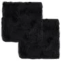 Chair cushions 2 pcs real sheepskin dark gray 40x40 cm by vidaXL, Cushions for chairs and sofas - Ref: Foro24-283888, Price: ...