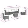 7-piece garden sofa set and beige synthetic rattan cushions by , Garden sets - Ref: Foro24-3255883, Price: 447,99 €, Discount: %