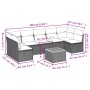 Garden sofa set with beige cushions 8 pcs PE rattan by , Garden sets - Ref: Foro24-3255904, Price: 543,99 €, Discount: %