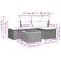 Garden sofa set with beige cushions mix 5 pieces PE rattan by , Garden sets - Ref: Foro24-3255919, Price: 305,98 €, Discount: %