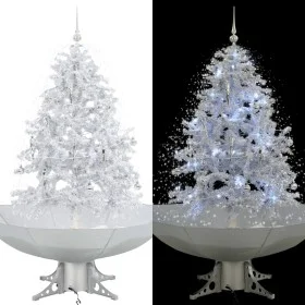 Christmas tree with snow with white umbrella base 140 cm by vidaXL, Christmas trees - Ref: Foro24-284334, Price: 115,81 €, Di...
